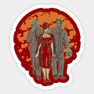 Walking MadMen Sticker